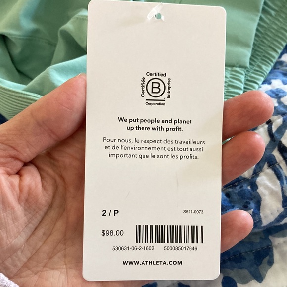 Athleta Featherweight Stretch Mint Green Jogger NWT - Picture 5 of 5